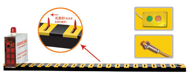 盖州市V3嵌入式闯岗自动扎胎器/阻车器